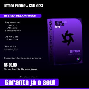 Octane render +Cinema 4D 2023