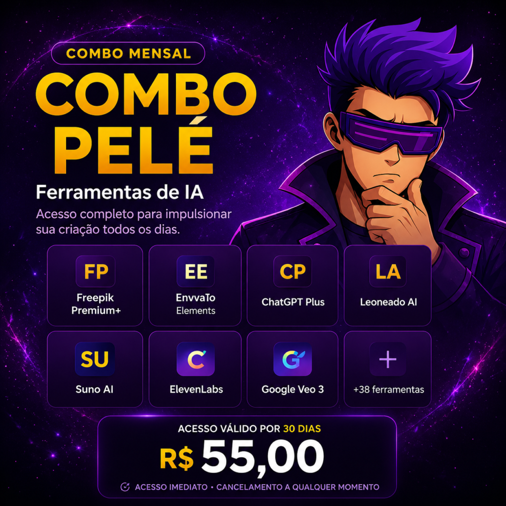 Combo Pelé – Mensal