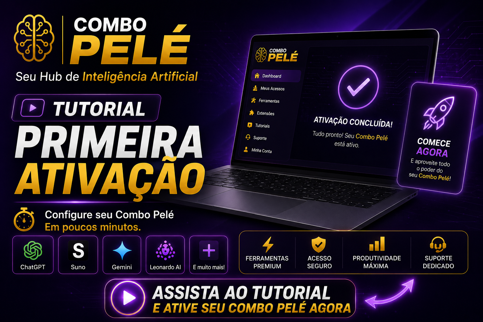 Ativando Combo Pelé